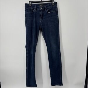 DU/ER DUER Performance Stretch LX2 Slim Fit Jeans Dark Blue Denim Men's 31x34